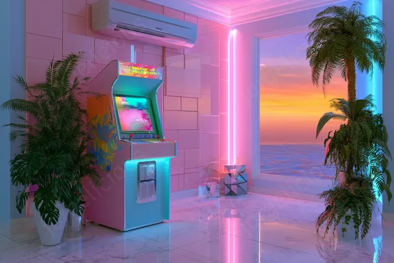 Vaporwave Interior Designs