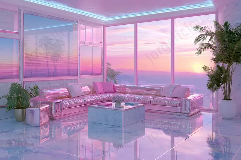Vaporwave Interior Designs
