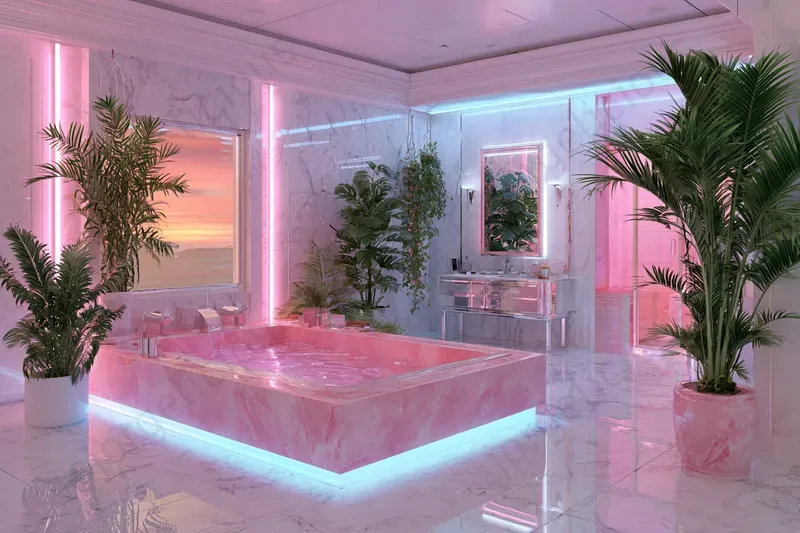 Vaporwave Interior Designs