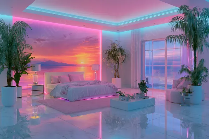 Vaporwave Interior Designs