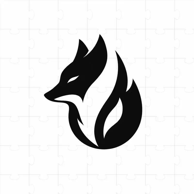 Negative Space Minimalist Logo Designs