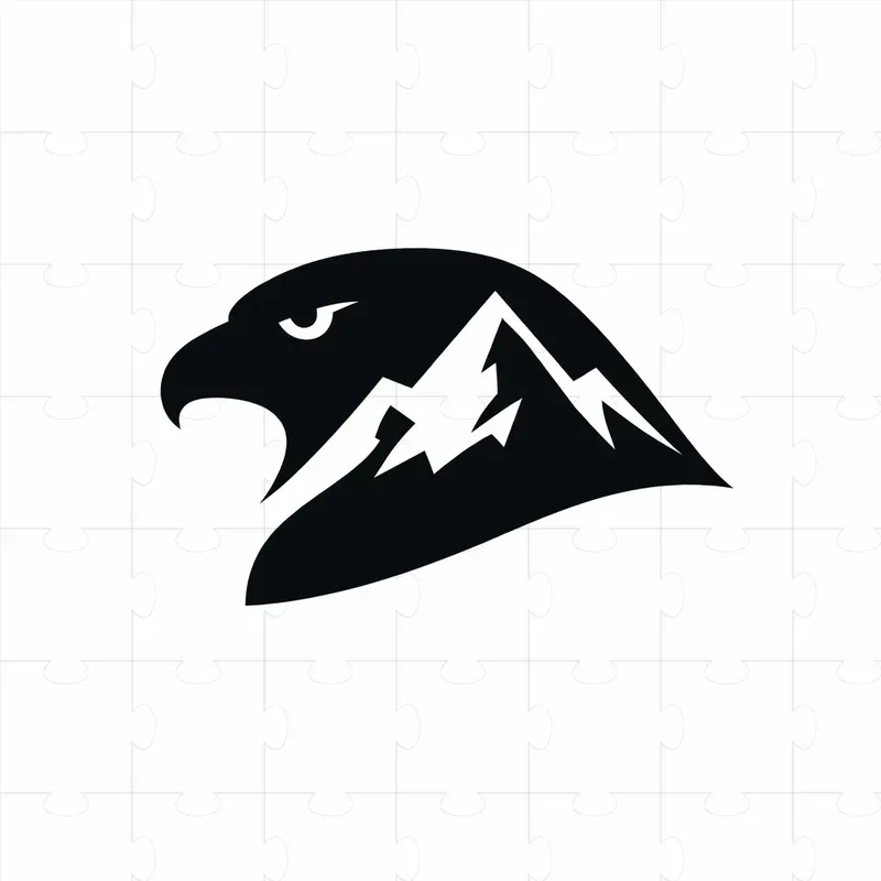 Negative Space Minimalist Logo Designs