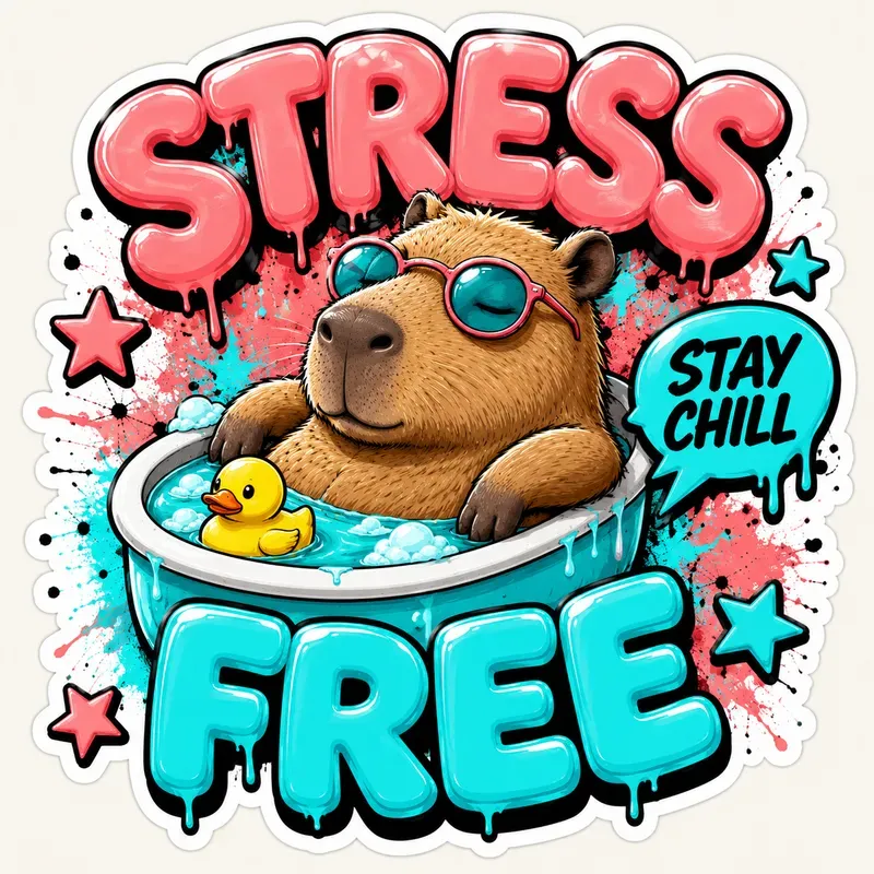 Graffiti Streetwear Mascot Stickers