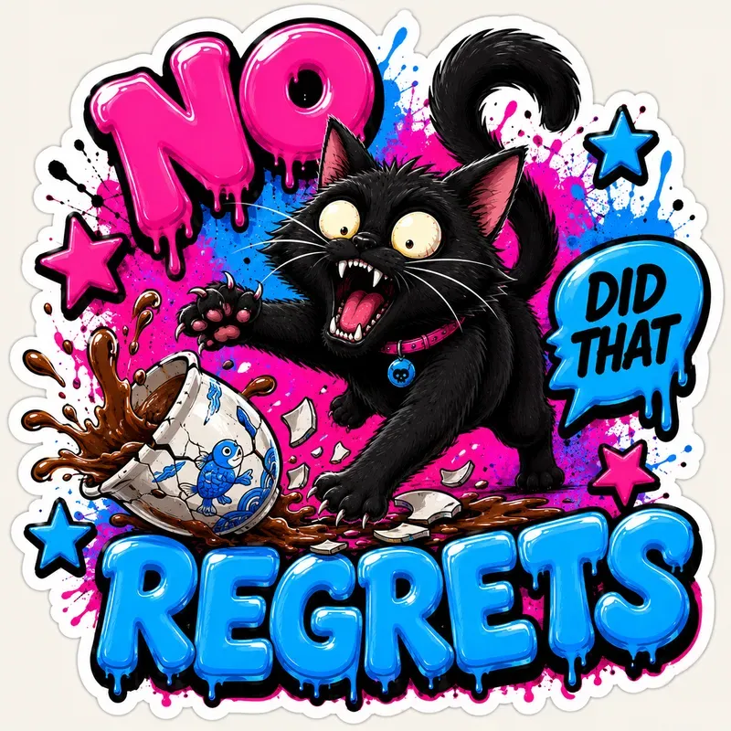 Graffiti Streetwear Mascot Stickers