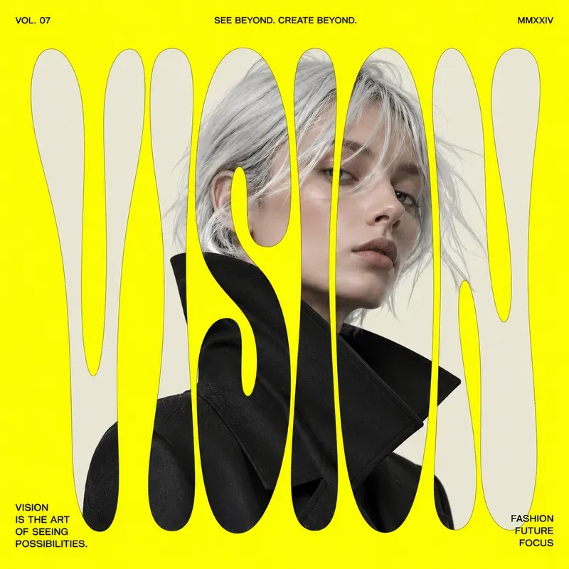 Editorial Typography Mask Posters