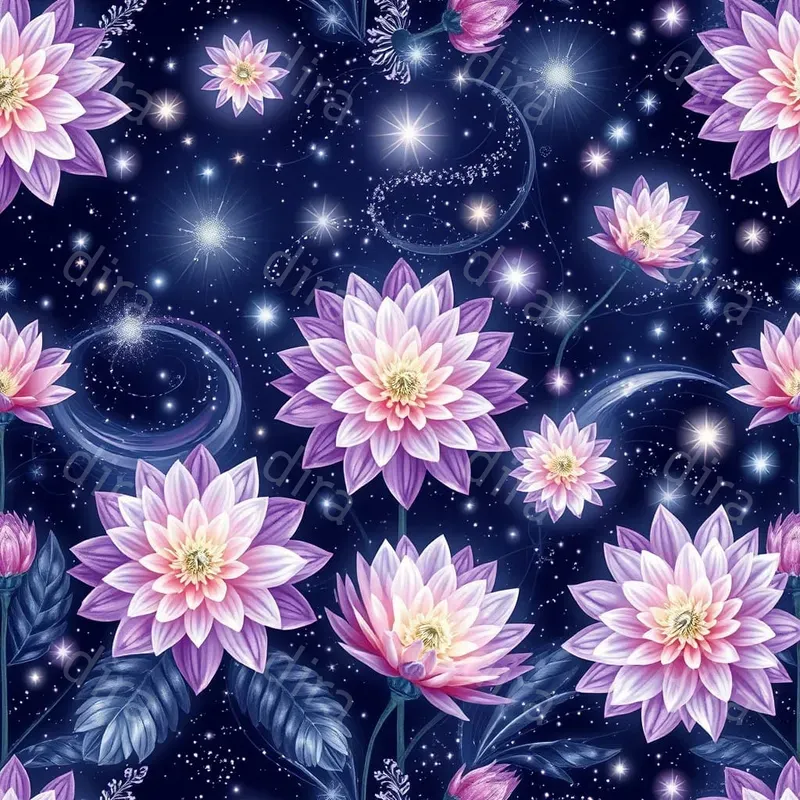 Flowers Glow For Wallpaper Patterns