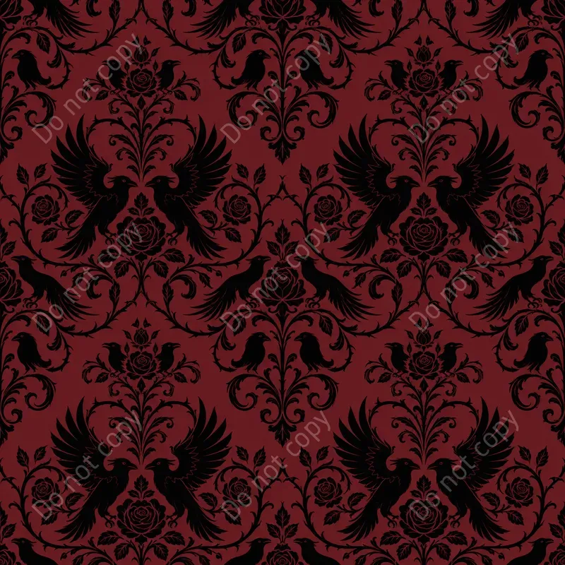 Vintage Damask Seamless Patterns