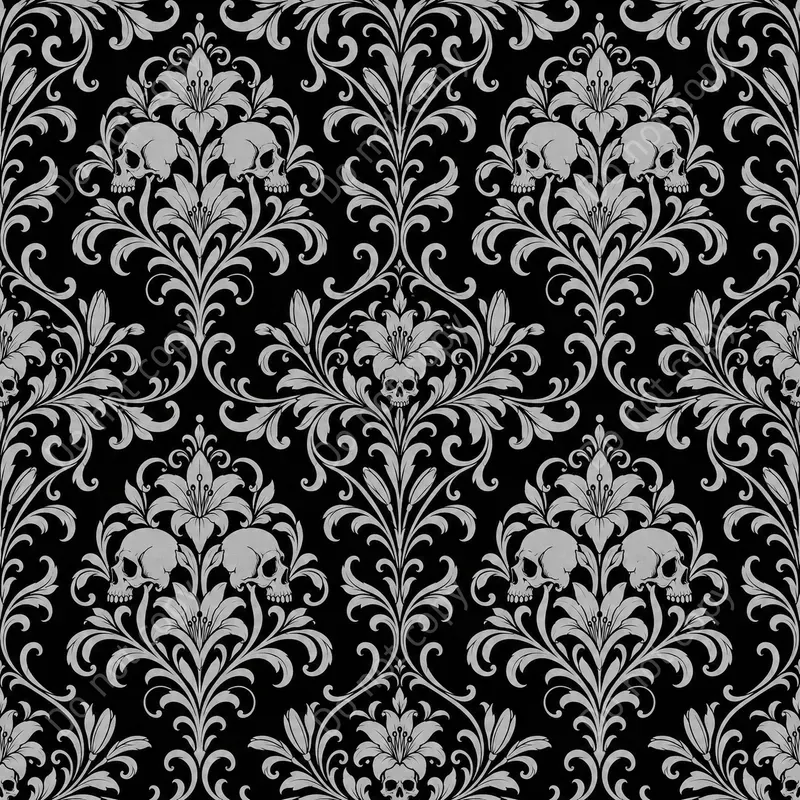 Vintage Damask Seamless Patterns