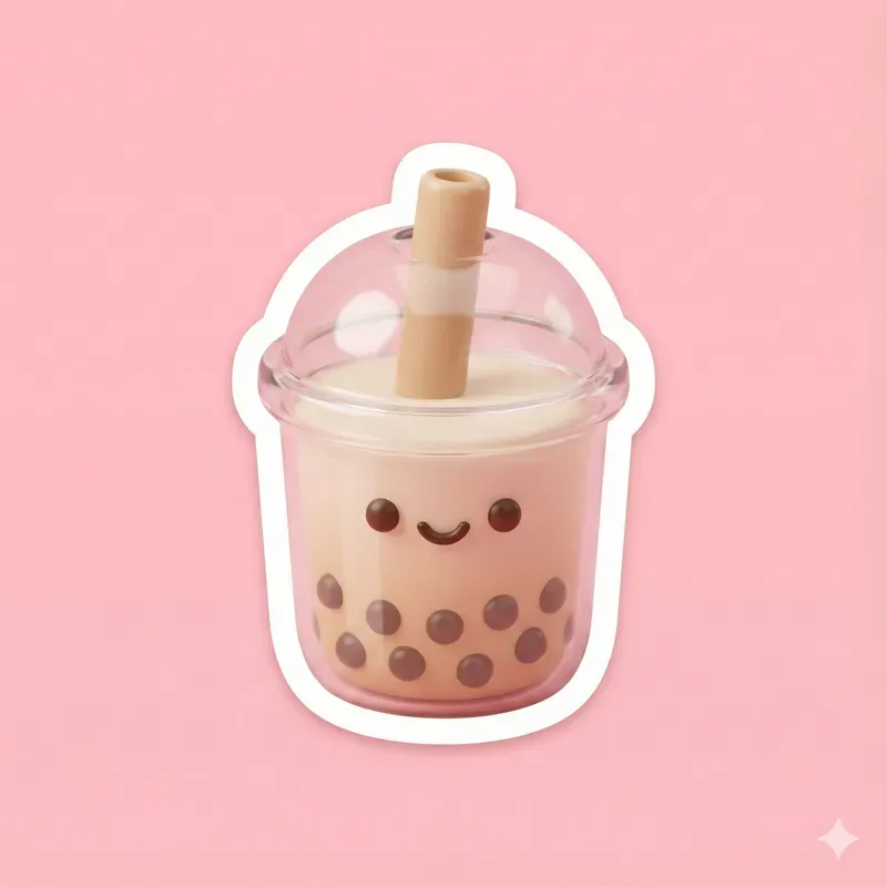 Cute 3D Diecut Stickers