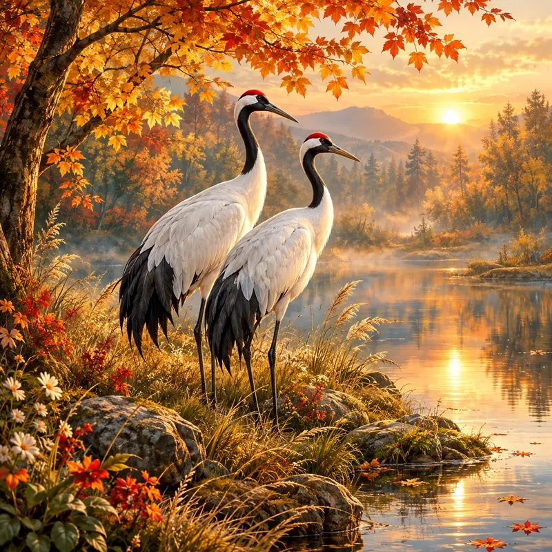 Golden Marsh Bird Serenities