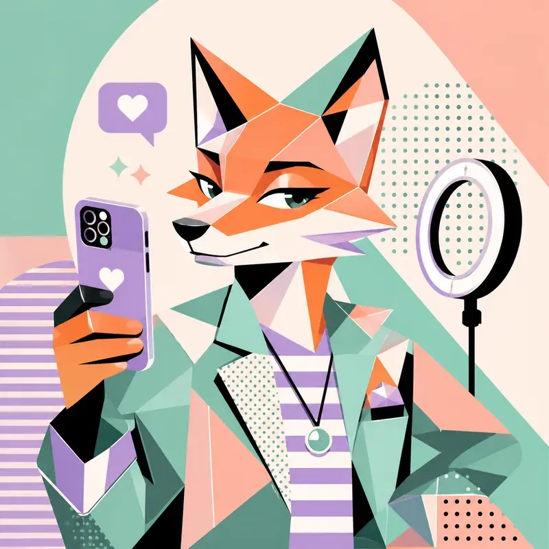 Retro Cubist Pop Art Portraits
