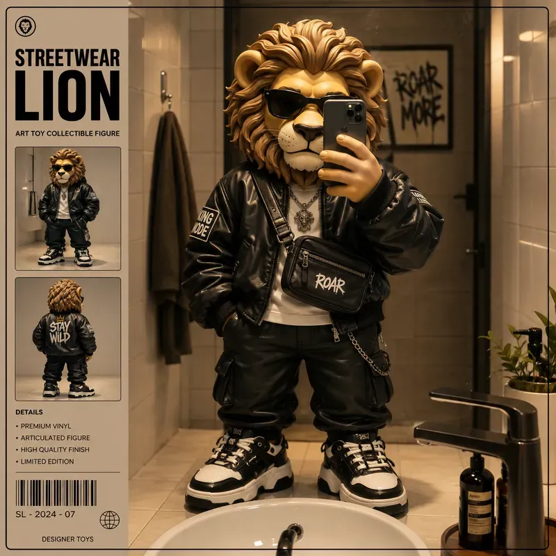 Designer Toy Mirror Selfies