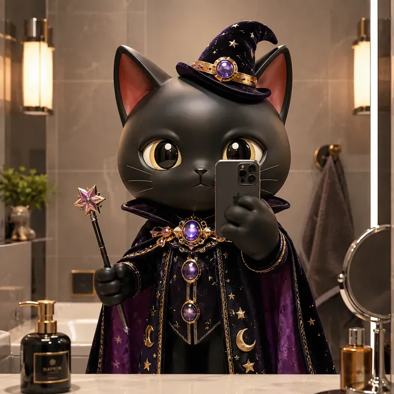 Designer Toy Mirror Selfies