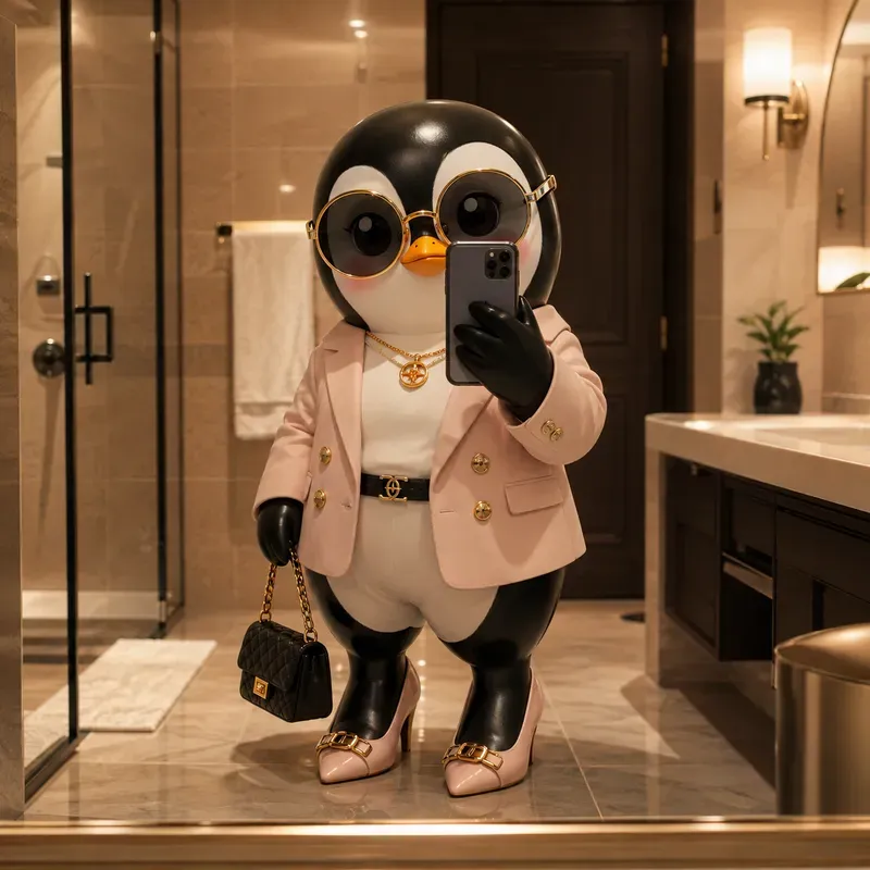 Designer Toy Mirror Selfies