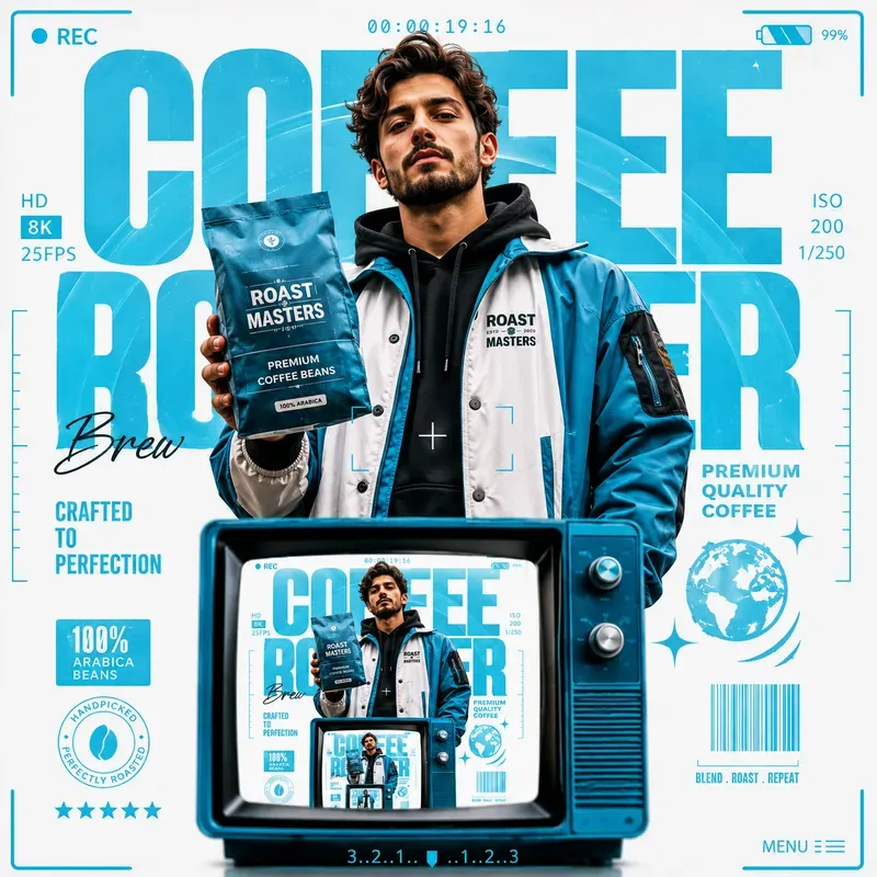 Urban Cyan Posters