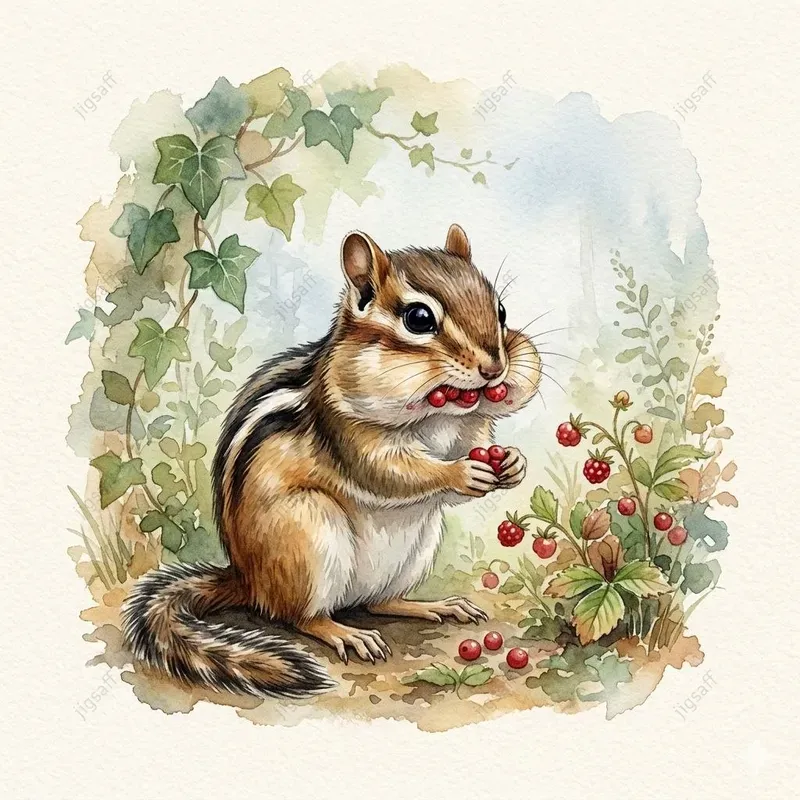 Whimsical Watercolor Woodland Animals