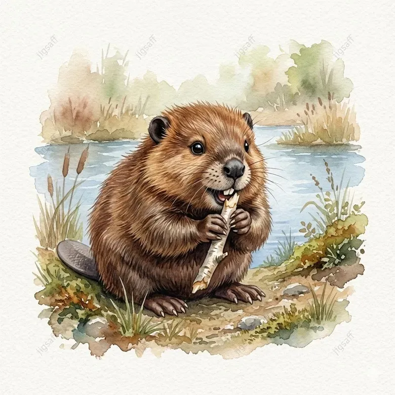 Whimsical Watercolor Woodland Animals