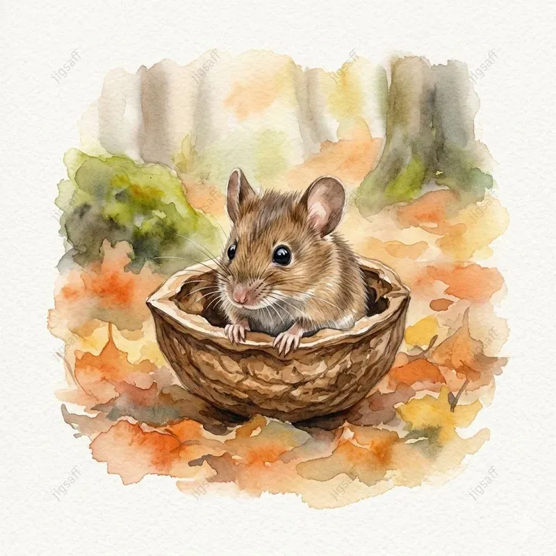 Whimsical Watercolor Woodland Animals