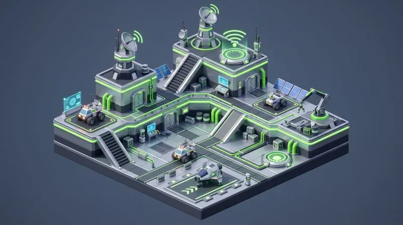 Isometric 3D Game World Assets