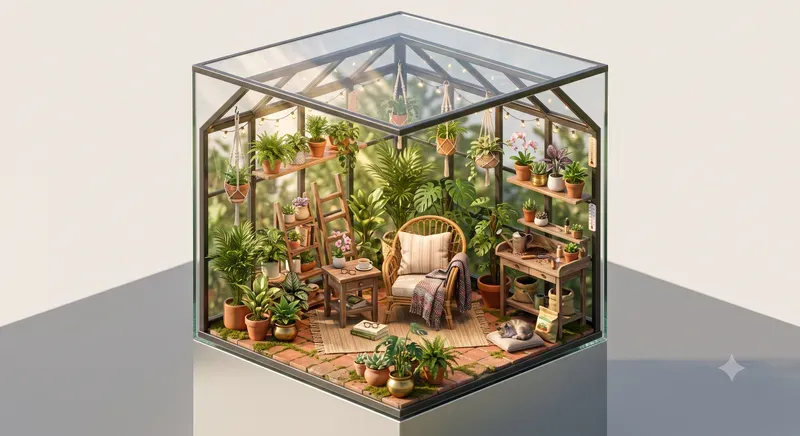 3D Isometric Cozy Room Dioramas