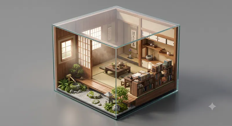 3D Isometric Cozy Room Dioramas