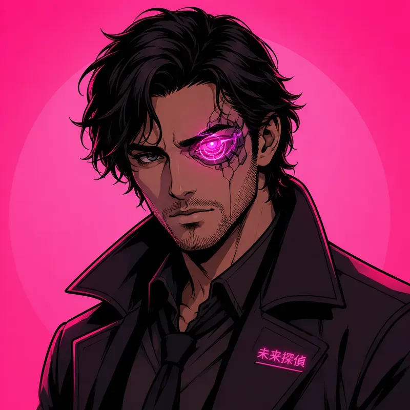 Neon Pop Line Portrait Generator