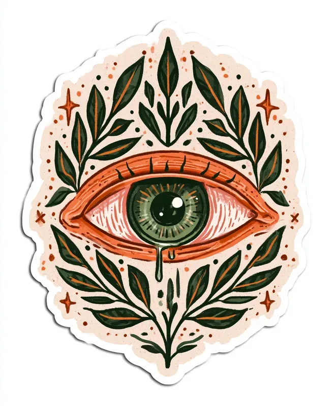 Vintage Boho Mythology Stickers