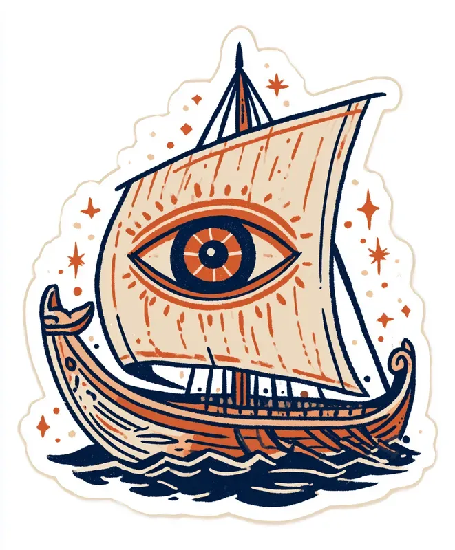 Vintage Boho Mythology Stickers