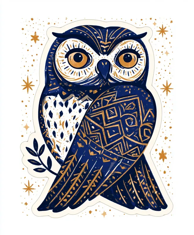 Vintage Boho Mythology Stickers