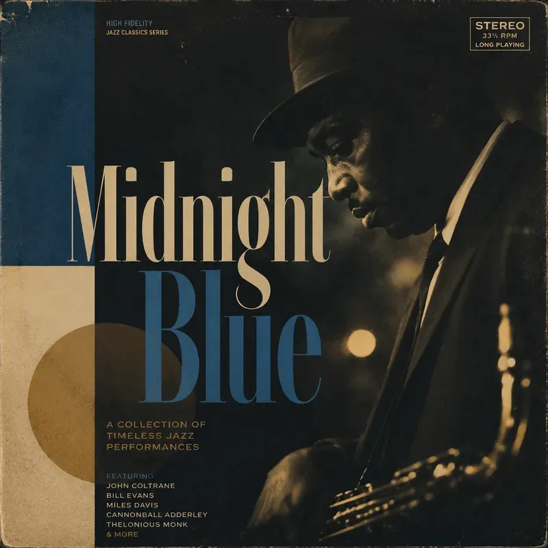 Vintage Jazz Album Cover Generator