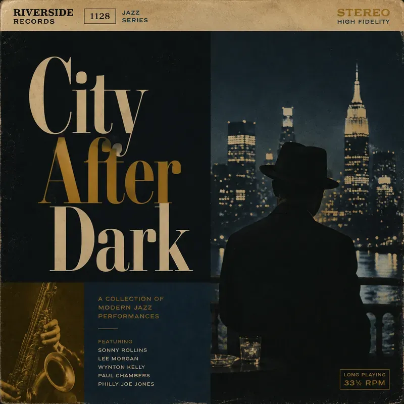 Vintage Jazz Album Cover Generator