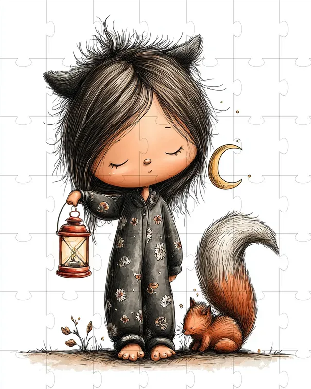 Werewolf Pajama Girls Halloween