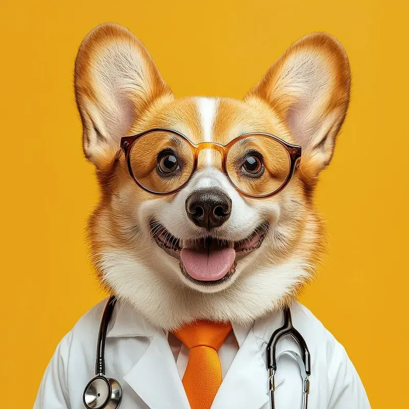 Photorealistic Doctor Animal Portraits