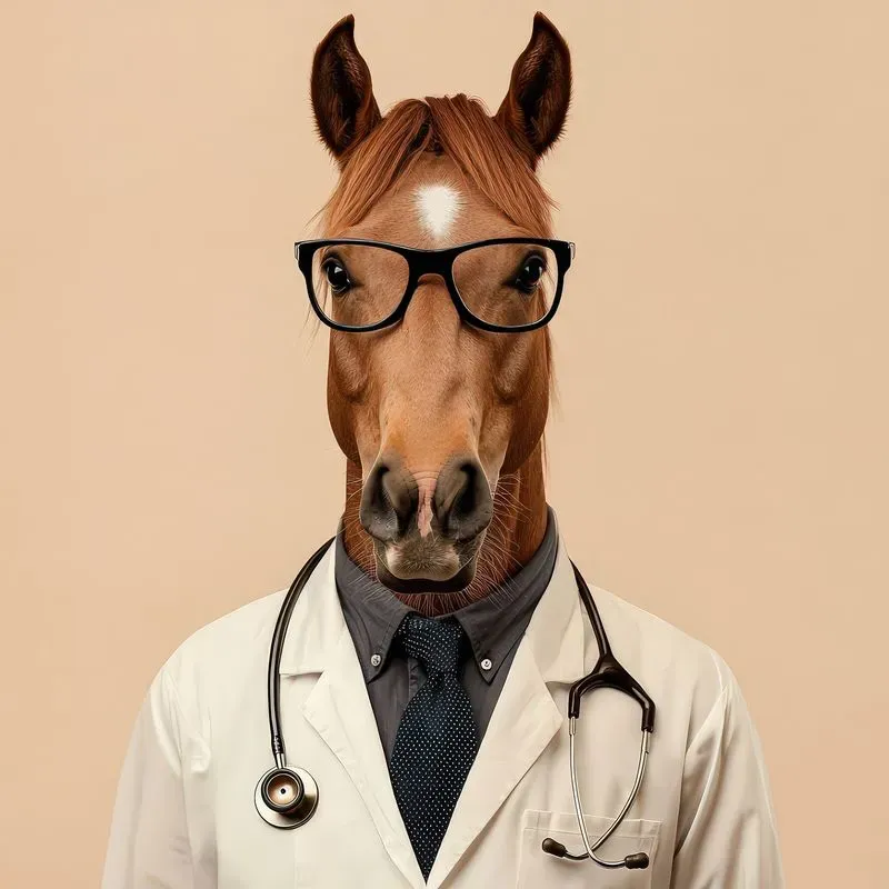 Photorealistic Doctor Animal Portraits