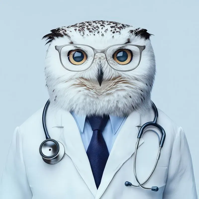 Photorealistic Doctor Animal Portraits