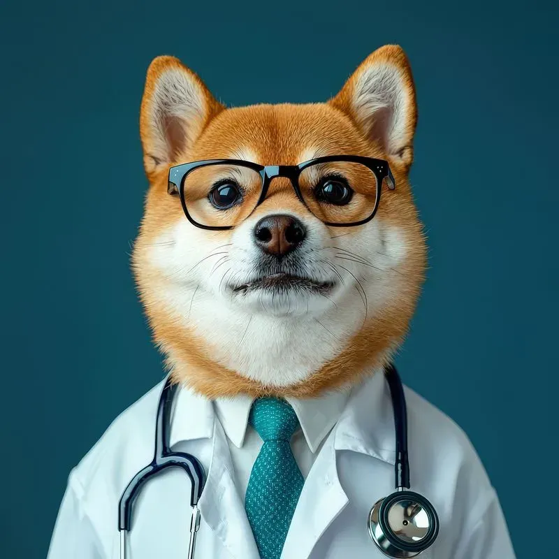 Photorealistic Doctor Animal Portraits