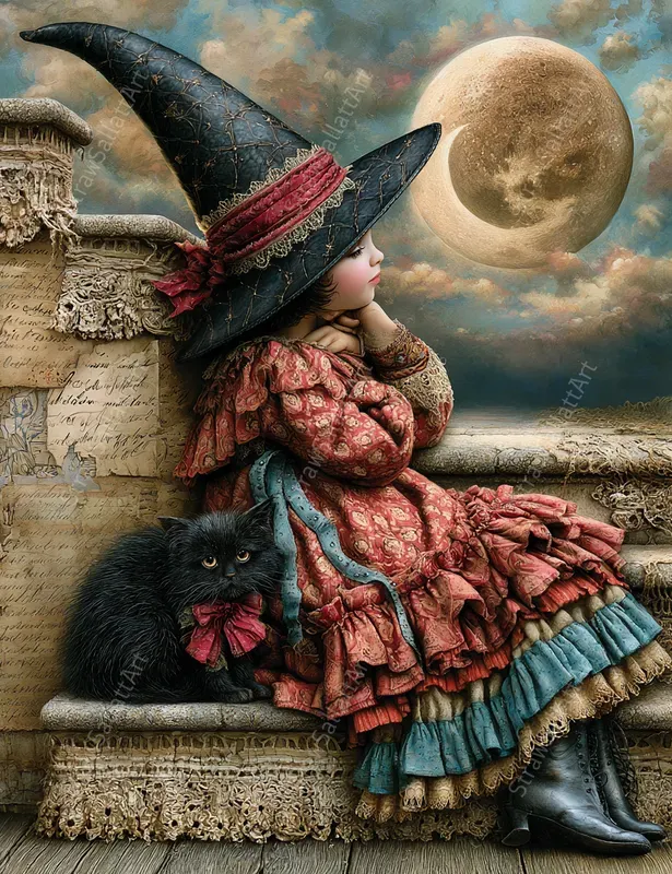 Romantic Victorian Halloween Ephemera