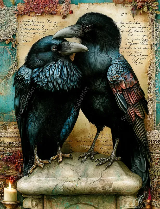 Romantic Victorian Halloween Ephemera