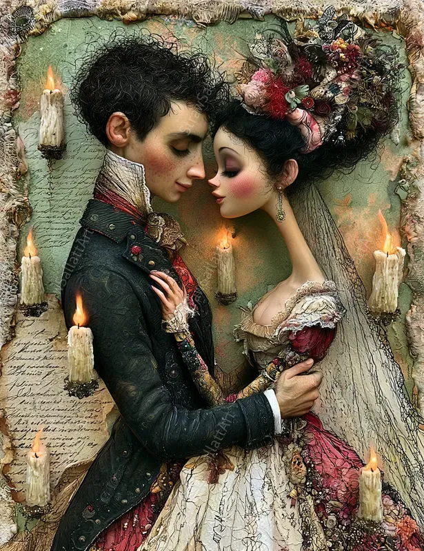 Romantic Victorian Halloween Ephemera