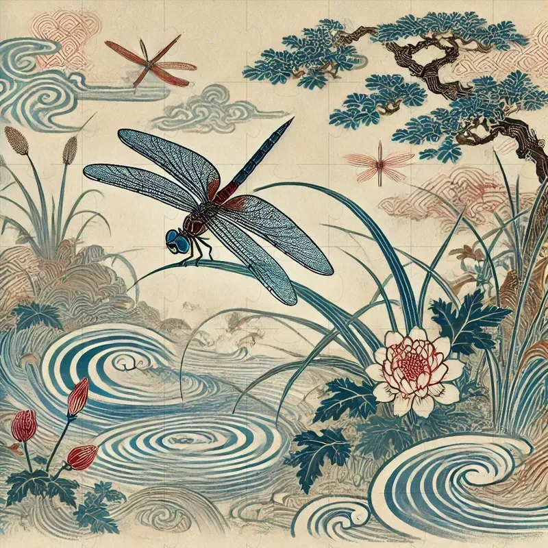 Japanese Ukiyoe Style Art