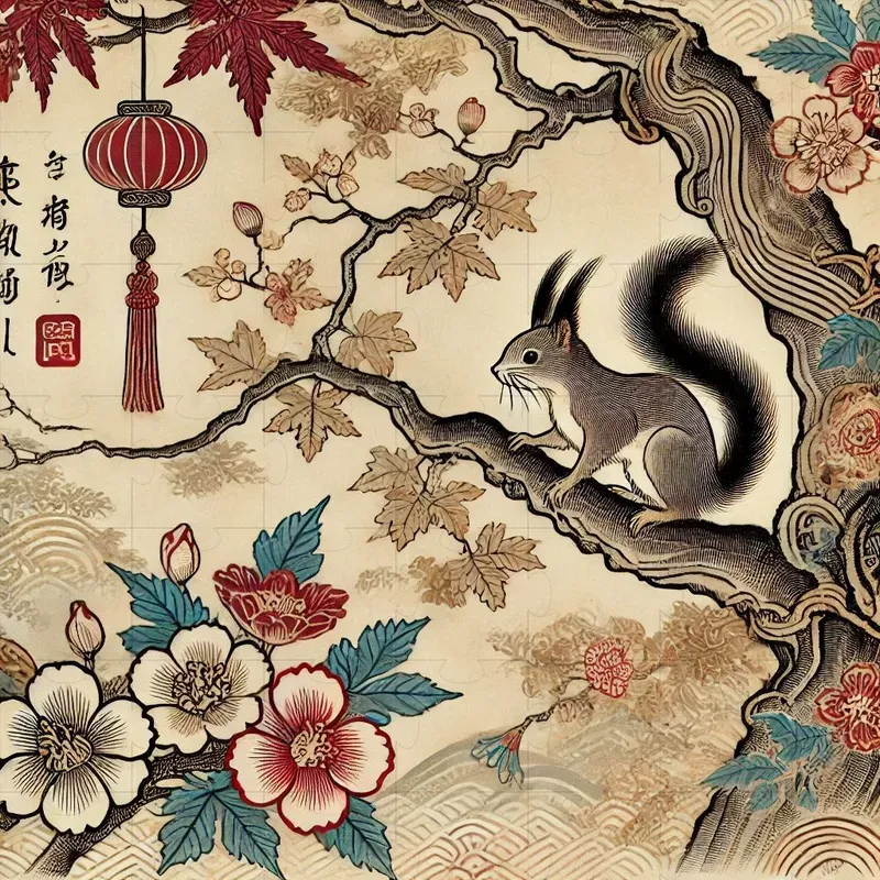 Japanese Ukiyoe Style Art