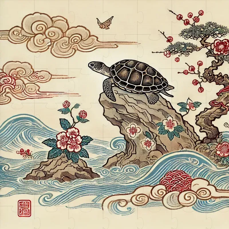 Japanese Ukiyoe Style Art