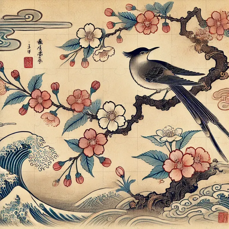 Japanese Ukiyoe Style Art