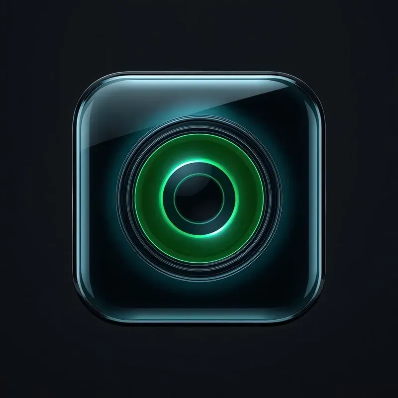 3D Neon Minimalist App Icons