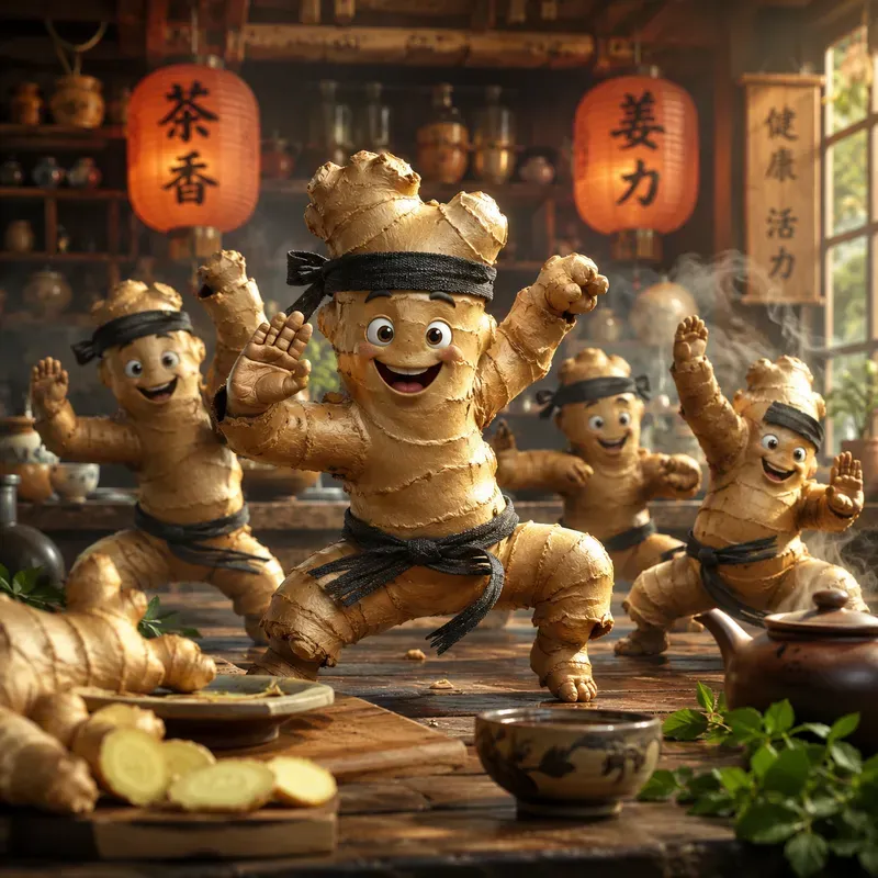 Fiery Food Characters