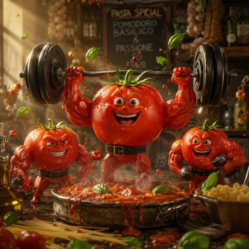 Fiery Food Characters