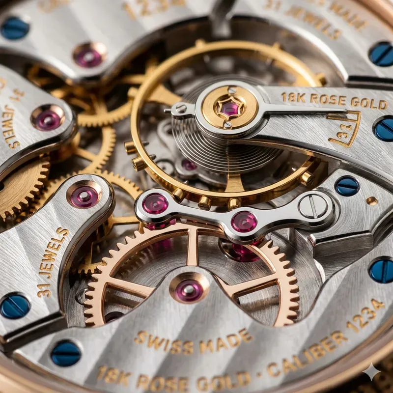 Luxury Horology Macro Mechanical Watches