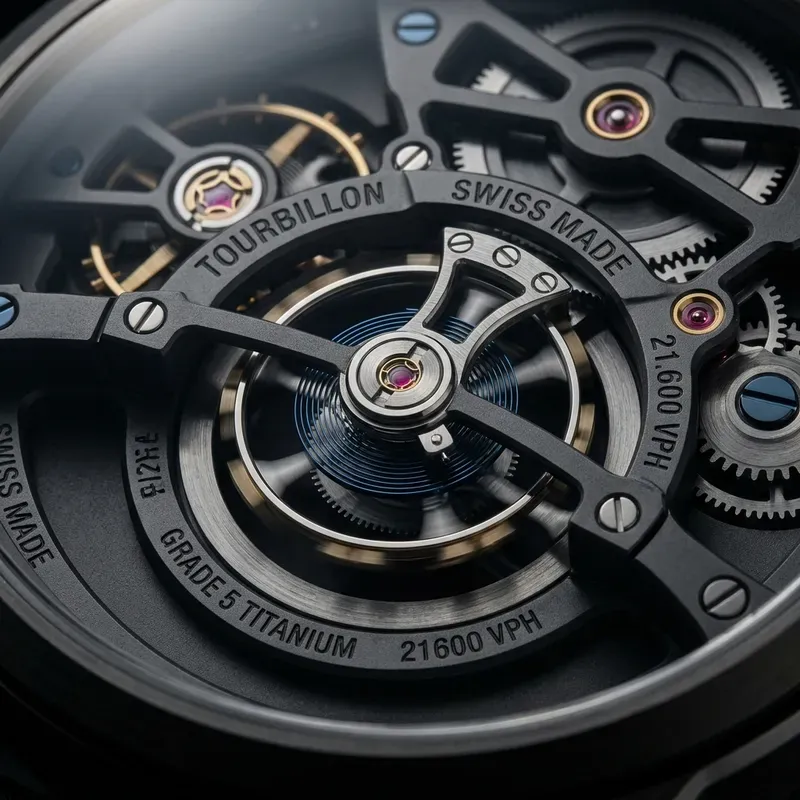 Luxury Horology Macro Mechanical Watches