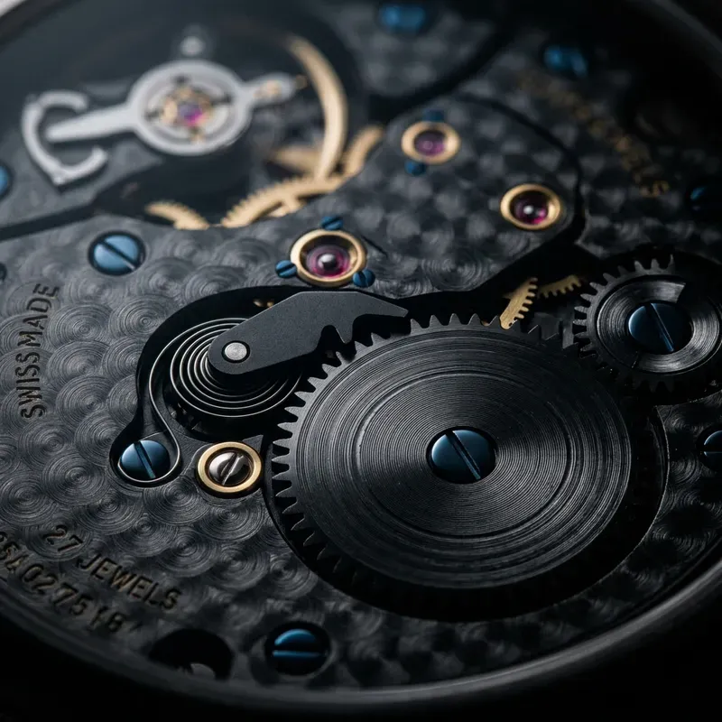 Luxury Horology Macro Mechanical Watches