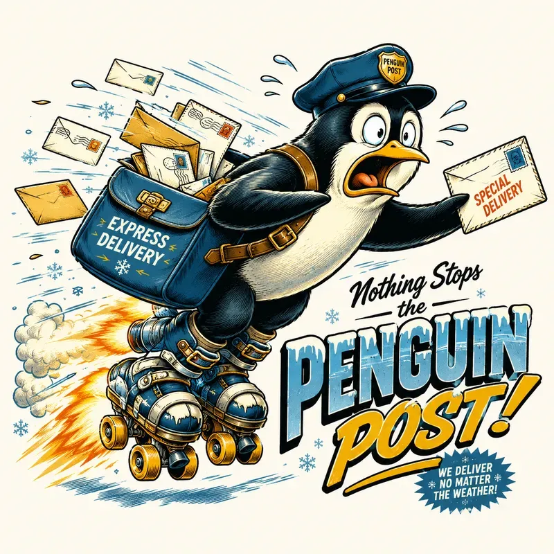 Retro Delivery Mascot Packs